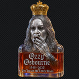 Ozzy Ne vedem la trenul nebun Whiskey üveg
